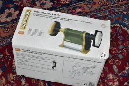 A BOXED PROXXON POLISHING MACHINE PM 100, product number 999E6604, EU plug with UK adapter (