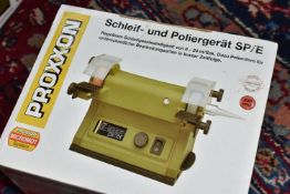 A BOXED PROXXON POLISHER GRINDER, product number 999E6601, EU plug (condition report: new in box,