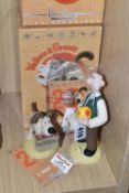 TWO BOXED LIMITED EDITION ROBERT HARROP WALLACE & GROMIT 'A GRAND DAY OUT' FIGURES, comprising