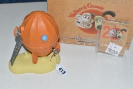 A BOXED ROBERT HARROP WALLACE & GROMIT LIMITED EDITION THE ROCKET MUSICAL BOX 'A GRAND DAY OUT',
