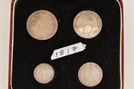 A GEORGE III MAUNDY COIN SET OF FOUR COINS 1817