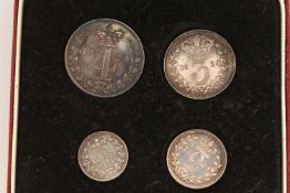 A CASED SET OF GEORGE III 1824 MAUNDY COINS 1824