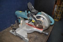 AN ERBAUER ERB255GS SLIDING COMPOUND MITRE SAW (PAT pass and working)