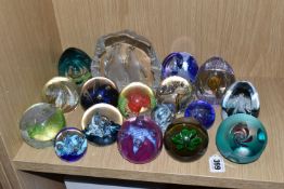 A GROUP OF CAITHNESS GLASS AND OTHER PAPERWEIGHTS, to include Caithness limited editions 'Star