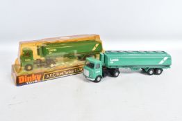 TWO DINKY TOYS A.E.C. MANDATOR ARTICULATED TANKER 'LUCAS OIL' PROMOTIONAL ISSUE, No.945, one with