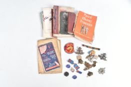 A BOX CONTAINING A NUMBER OF PAMPHLETS, BOOKS, GUIDES, etc with relevence to the XXth Hussars to
