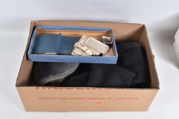 A WWI TRIO OF MEDALS AND ASSORTED UNIFORM AND EPHEMERA, the trio of medals are all correctly named