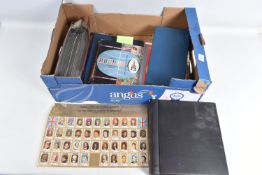 COLLECTION OF STAMPS IN 7 ALBUMS WITH SOME GB FDCS FROM 1960S ONWARDS