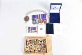 A GULF WAR OPERATION HERRICK OFFICERS GROUP OF FOUR MEDALS, named to Lieutenant Colonel PJ
