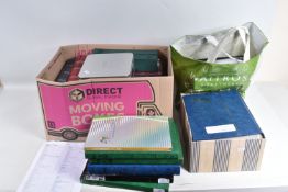 LARGE COLLECTION OF STAMPS IN 2 BOXES, A TIN AND 2 BAGS. WORLDWIDE CONTENT WITH MAIN VALUE IN GB
