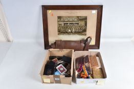 A 12th LANCERS GROUP OF MEDALS FROM THE BOER WARS AND WWI, also included is a Princess Mary tin,