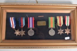 A WORLD WAR TWO SAS CASUALTY SET OF MEDALS, attributed to 5572359 Corporal K. Bateman SAS, the