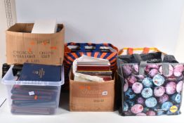 VERY LARGE COLLECTION OF STAMPS IN 3 BOXES AND 3 BAGS. We note commonwealth 80s and 90s collection