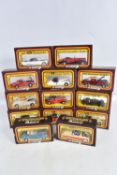 THIRTEEN BOXED CORGI 50'S CLASSICS DIECAST MODEL VEHICLES, to include a 1953 Jaguar XK120, model no.