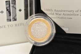 A BOXED ROYAL INT 'A TIME TO REFLECT' 100TH ANNIVERSARY OF THE FIRST WORLD WAR ARMISTICE 2018 UK £
