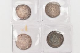 A GROUP OF CHARLES II 3d COINS TO INCLUDE 1677, 1678 both F, and 1679, 1680 G/F (4)