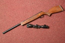 A WEBLEY STINGRAY OS QUATTRO POWRLOK .22  BREAK BARREL AIR RIFLE, serial number 0715 24031, the