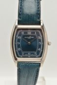 A 'MAPPIN & WEBB' WRISTWATCH, quartz movement, squared dial signed 'Mappin & Webb London', Arabic
