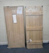 TWO BRAND NEW INTERNAL DOORS, and a door frame (3)