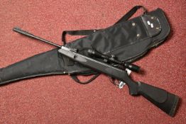 A WEBLEY & SCOTT LTD VMX TR HT .22 BREAK BARREL AIR RIFLE, with a AGS 3-9 x 40 telescopic sight, and