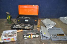 A BAHCO TOOLBOX CONTAINING AUTOMOTIVE TOOLS including spanners, sockets, ratchets, ratchet spanners,