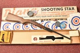 A BOXED DIANA SHOOTING STAR GUN SET, comprising a Diana Mod 16 break barrel .177 air rifle, no