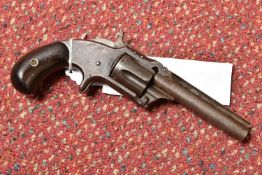 A SMITH & WESSON 'TIP-UP' .32 CALIBRE 5 SHOT RIMFIRE REVOLVER, serial no.54335, its 3.5-inch