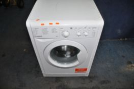 AN INDESIT IWC71252WUKN 7kg WASHING MACHINE, width 60cm, depth 54cm, height 85cm (PAT pass, spin