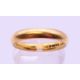 An 18 ct gold wedding band. 6 grammes. Ring size K/L. - Image 1 of 6