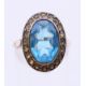 A collection of silver jewellery, to include a charm bracelet, a ring and a pair of earrings. - Image 6 of 14
