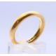 An 18 ct gold wedding band. 6 grammes. Ring size K/L. - Image 4 of 6