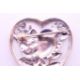 A silver brooch in the form of a bird within a heart. 3.25 cm high. - Image 4 of 4