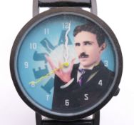 An Unemployed Philosophers Guild gentleman's wristwatch, boxed. 3.75 cm wide.