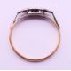 An 18 ct gold and platinum diamond ring. Ring size J. - Image 6 of 6