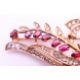 An unmarked gold floral spray brooch 8 grammes. 5 cm high. - Image 6 of 6