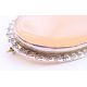 A silver agate brooch. 6 cm x 4 cm. - Image 3 of 5