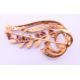 An unmarked gold floral spray brooch 8 grammes. 5 cm high. - Image 4 of 6