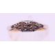 An 18 ct gold and platinum diamond ring. Ring size J. - Image 2 of 6