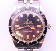 A 1950's Rolex stainless steel Oyster Perpetual Turn-O-Graph automatic gentleman's wristwatch. 3.