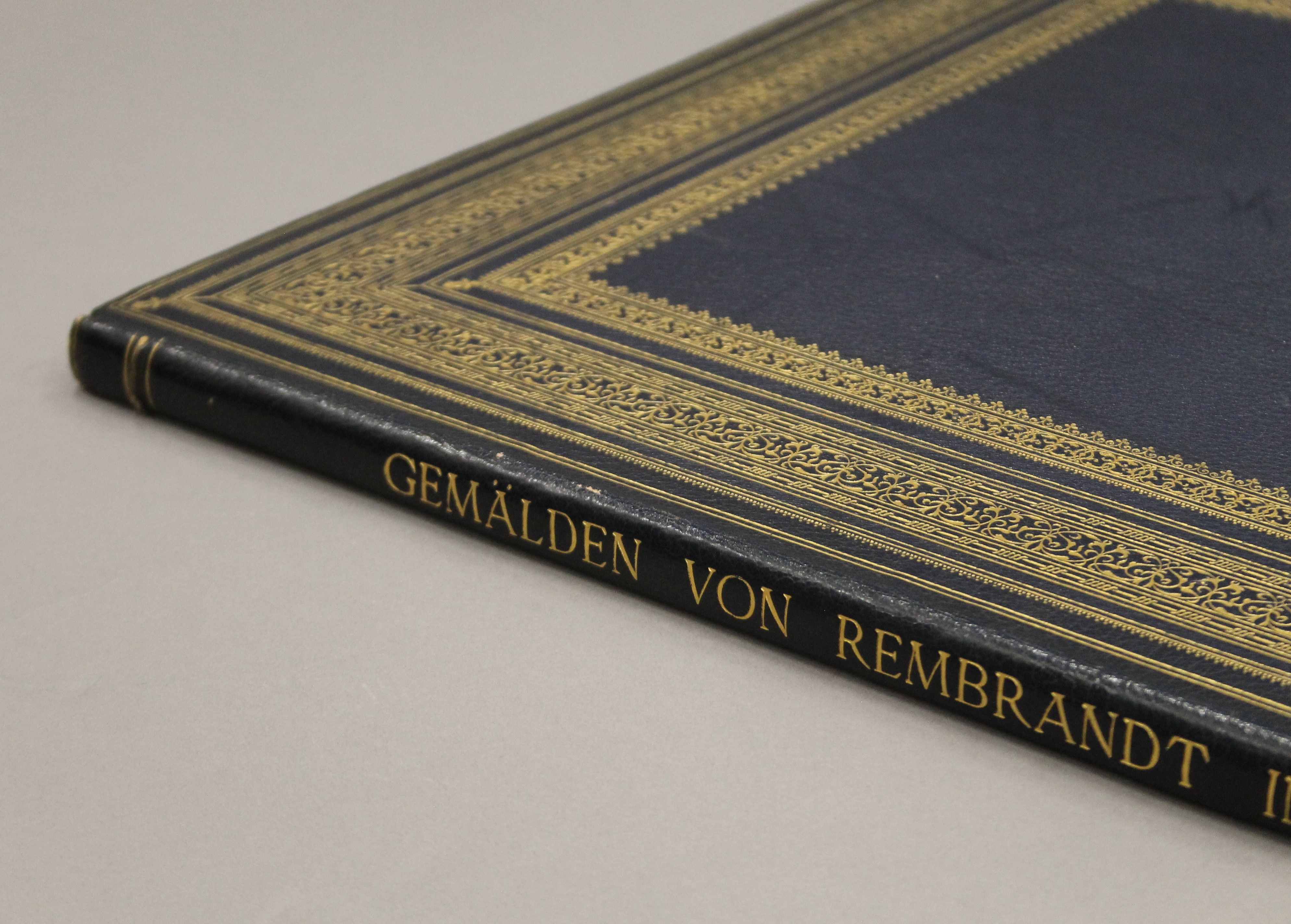 Rembrandt, 16 Phogravuren nach Gemalden Rembrandt in der Galerie zu Dresden, large folio, - Image 2 of 11