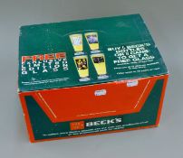 HIRST, DAMIEN (born 1965) British (AR), a set of eleven boxed Beck's spotted beer glasses (4,