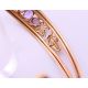 A 9 ct gold bracelet. 6 cm diameter. 6.4 grammes total weight. - Image 6 of 6