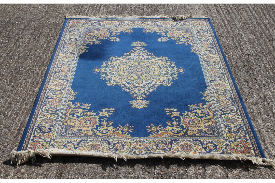 Four various rugs. The largest 140 cms wide. - Image 5 of 13