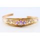 A 9 ct gold bracelet. 6 cm diameter. 6.4 grammes total weight. - Image 3 of 6