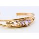 A 9 ct gold bracelet. 6 cm diameter. 6.4 grammes total weight. - Image 2 of 6
