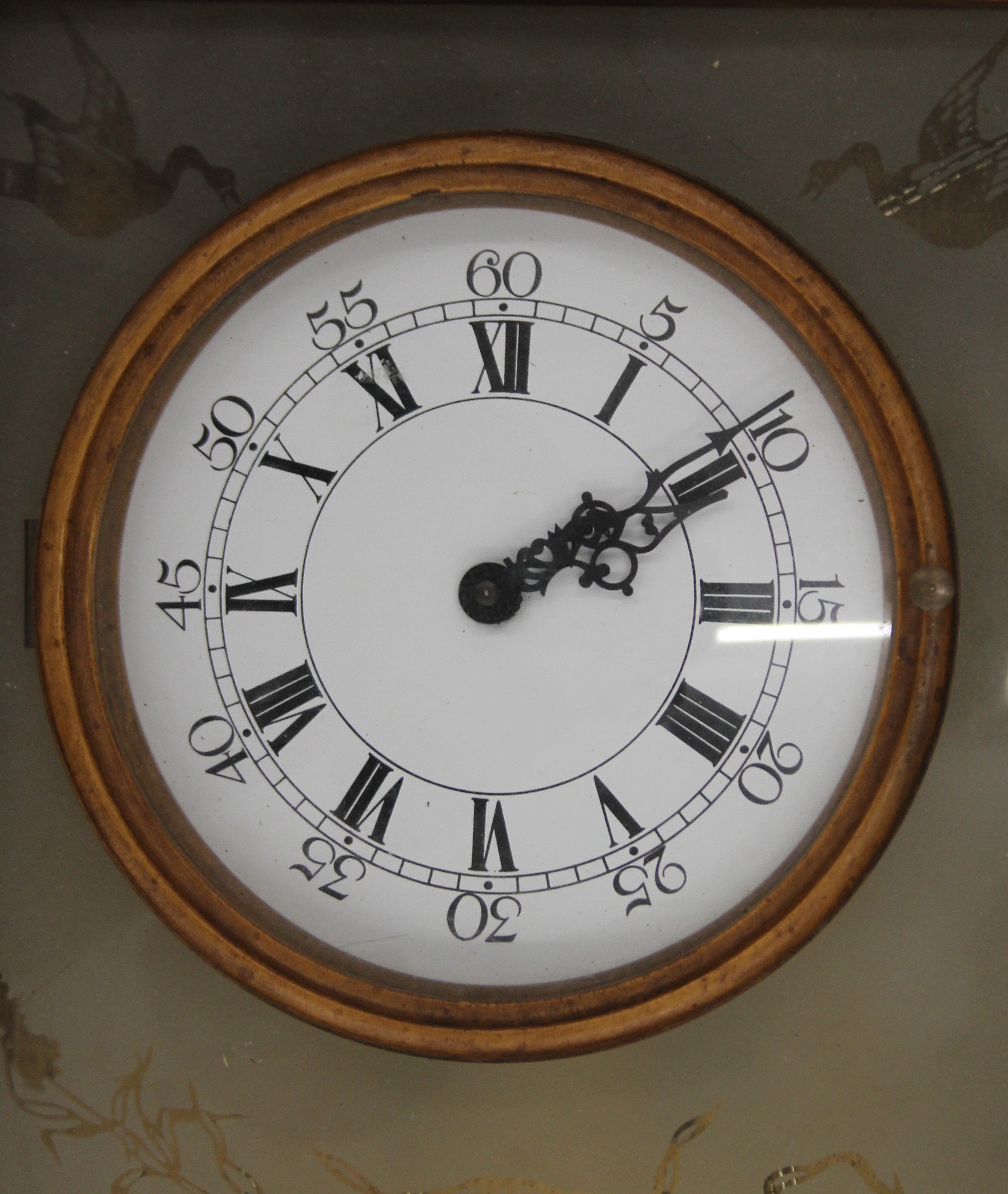 An Art Nouveau-style wall clock. 90 cm high. - Image 2 of 12
