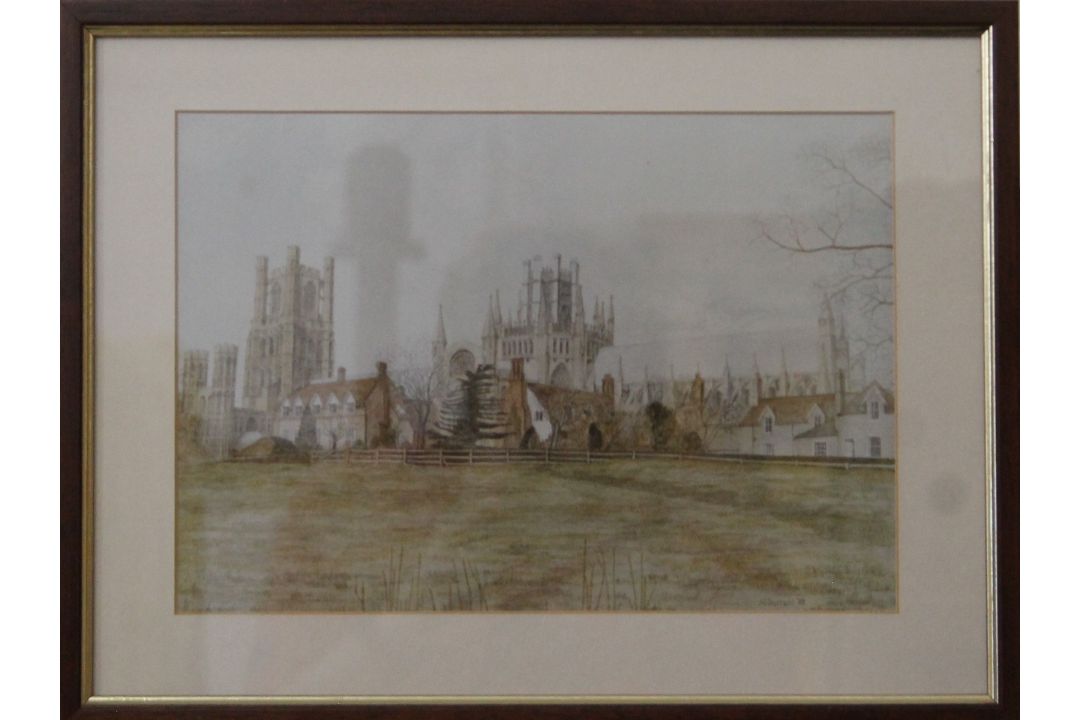 A quantity of various paintings etc. The largest 132 x 72 cm. - Image 7 of 8
