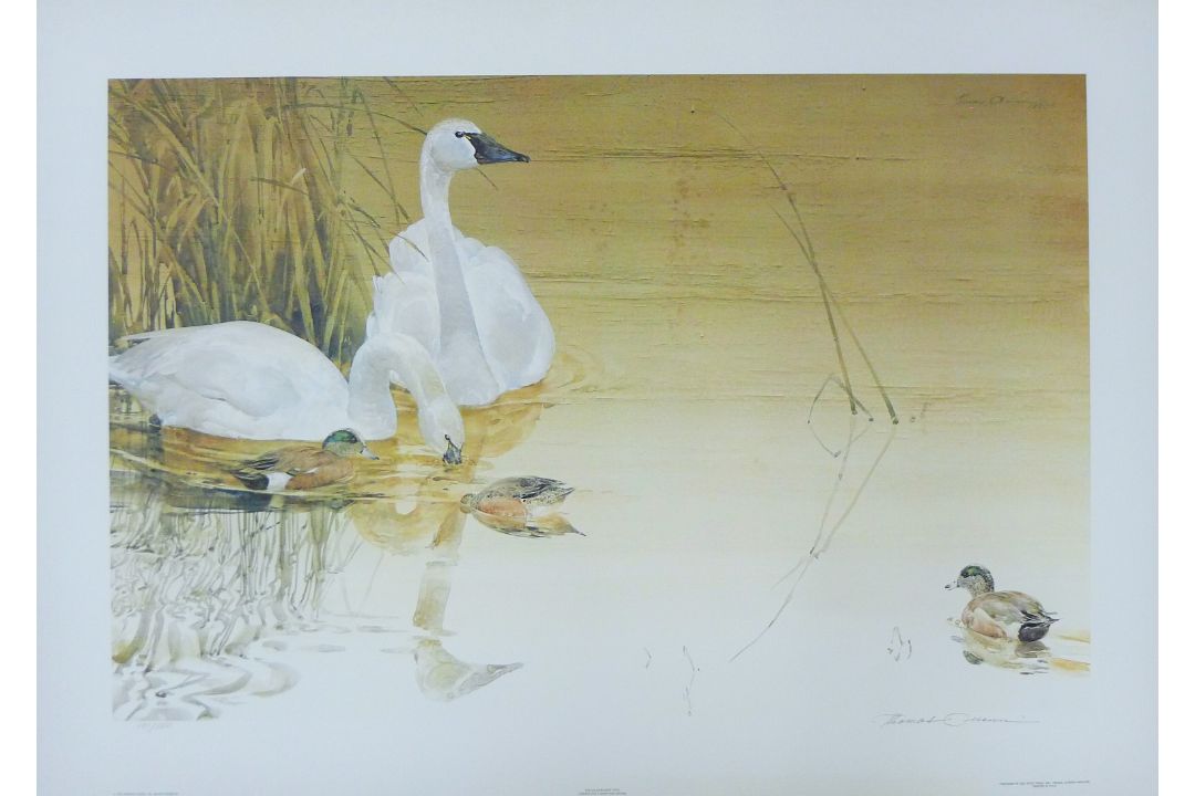 QUINN, THOMAS (born 1938) American, Millionaires Pool, a signed limited edition print, - Image 2 of 5