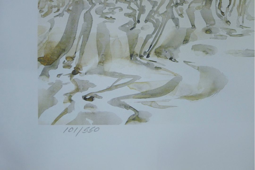 QUINN, THOMAS (born 1938) American, Millionaires Pool, a signed limited edition print, - Image 4 of 5