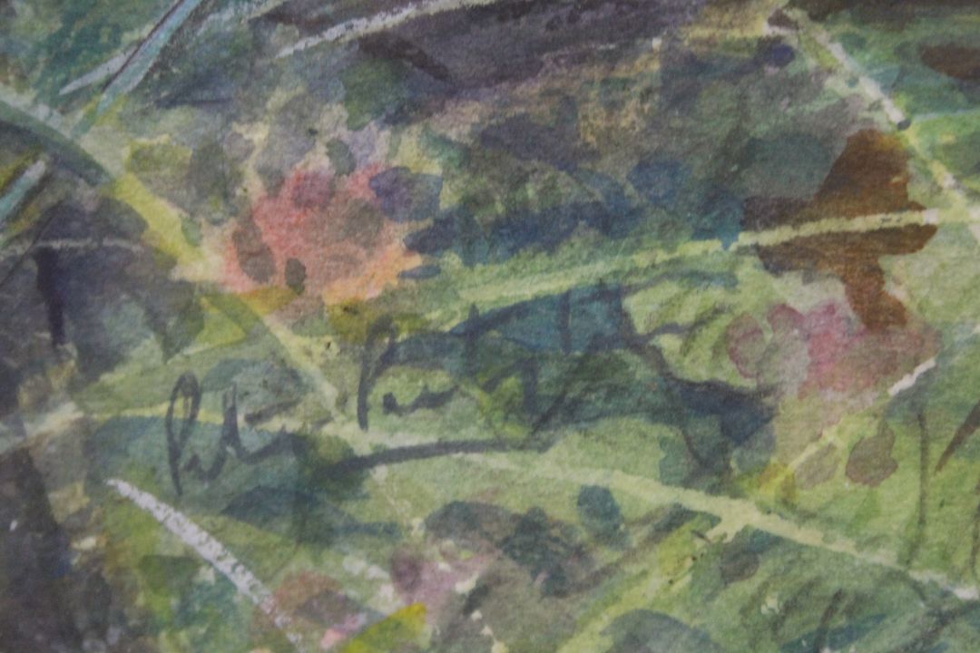 PARTINGTON SWLA, PETER (born 1941) British (AR), Kingfisher, watercolour, signed, framed and glazed. - Image 3 of 3